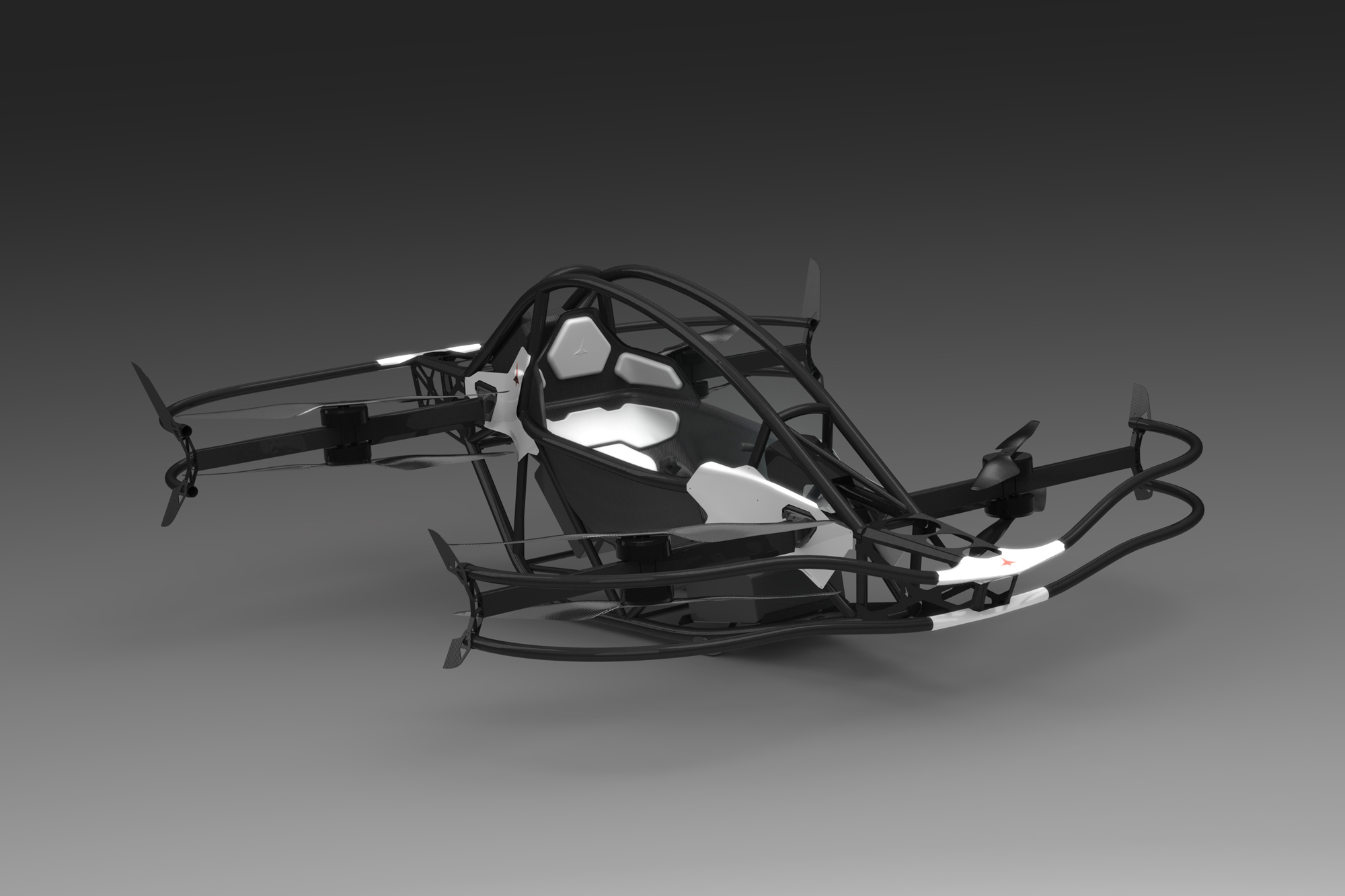 Jetson ONE eVTOL aircraft. Jetson ONE eVTOL aircraft.